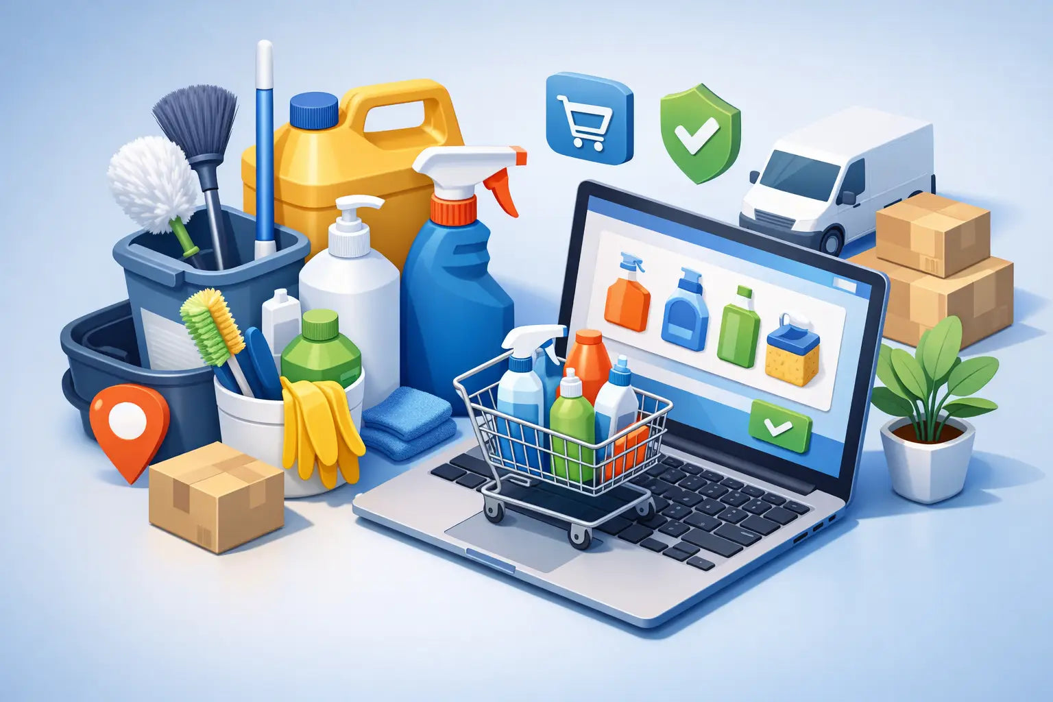 Buying Commercial Cleaning Supplies Online