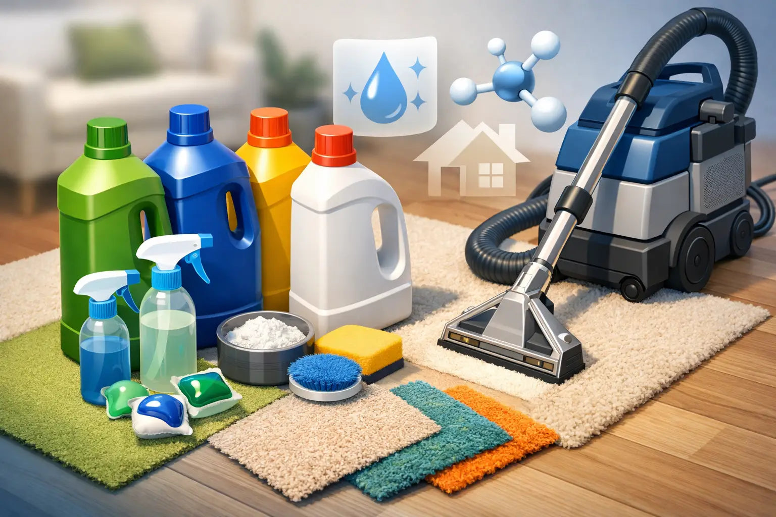 Choosing Carpet Cleaning Chemicals in Morwell