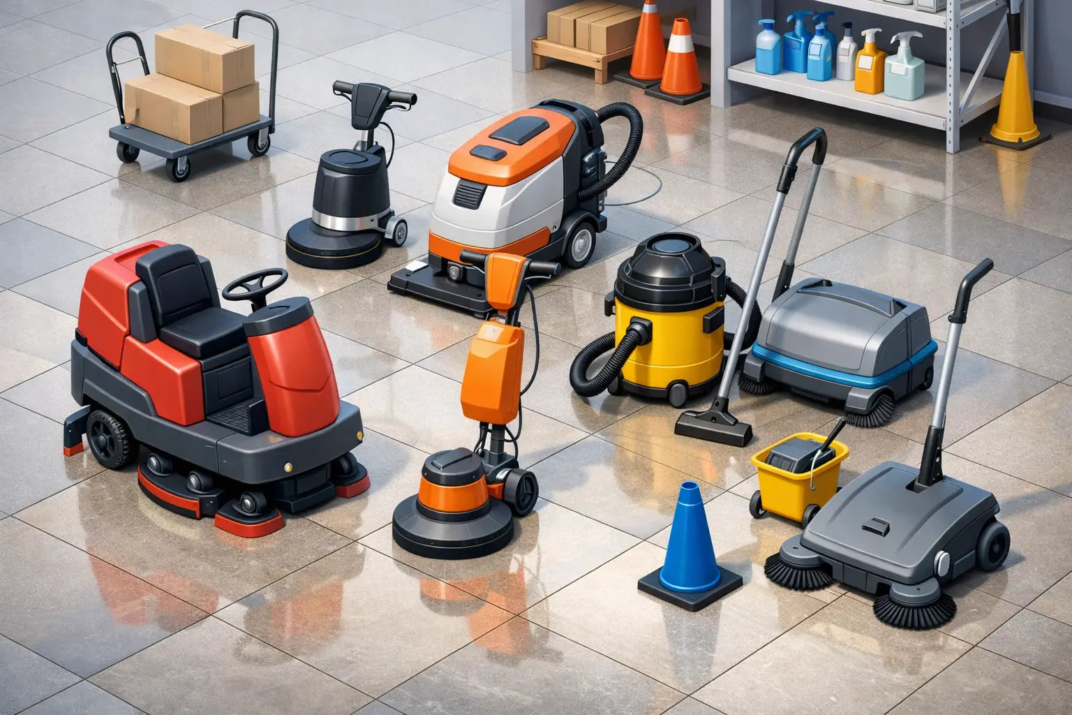 Guide to Floor Care Machines Rental