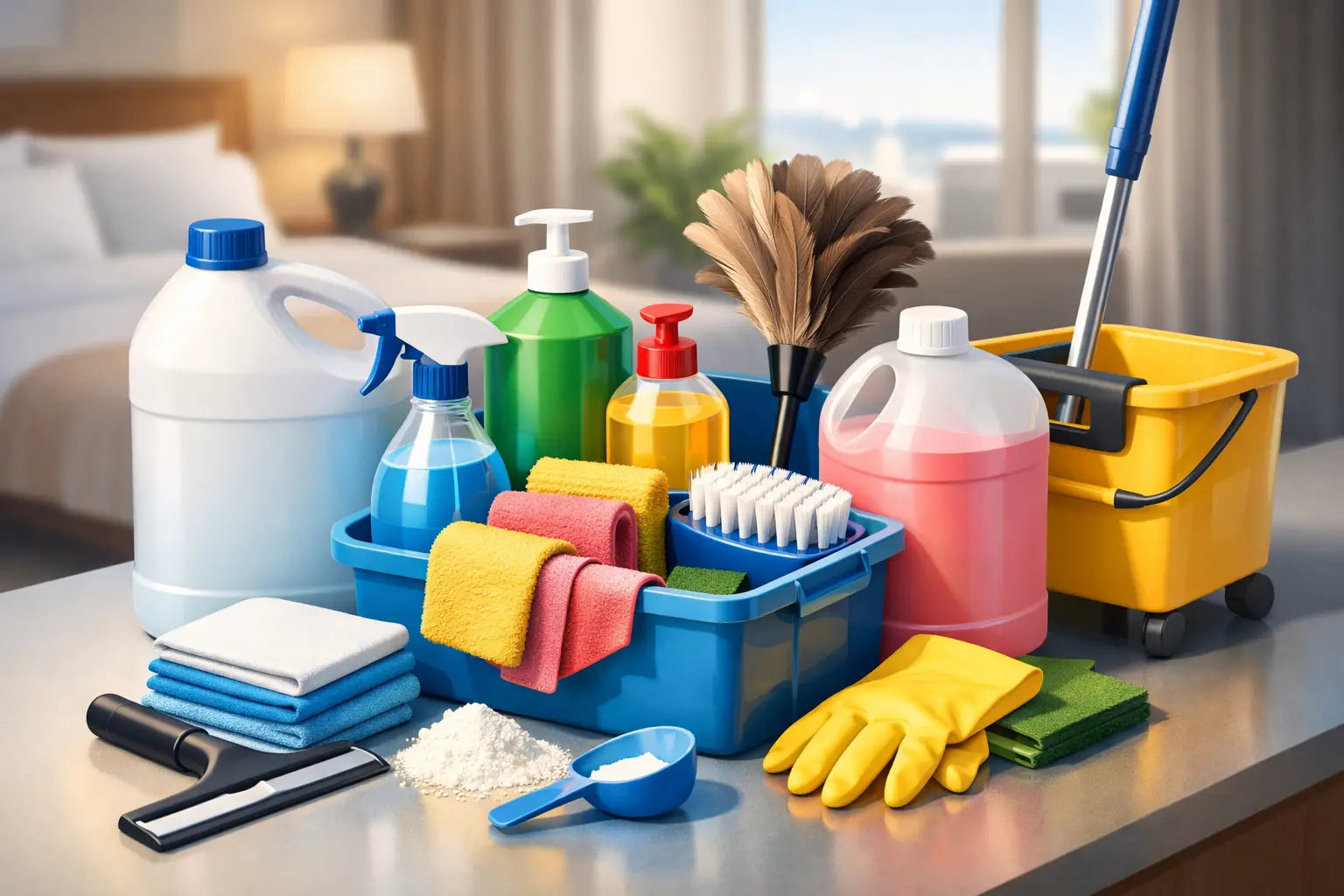Hospitality Cleaning Chemicals Starter Kit