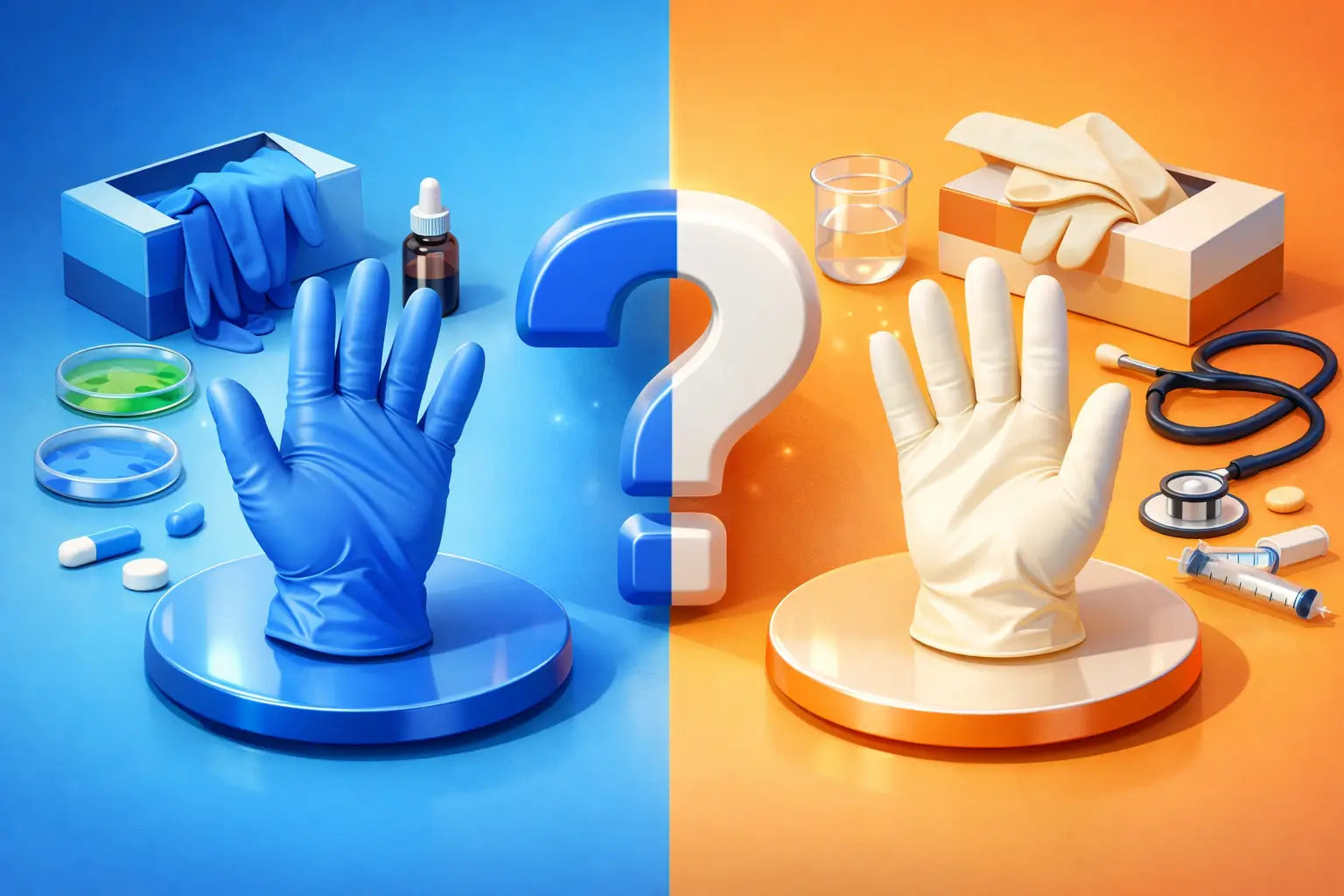 Nitrile Gloves vs Latex Gloves: Which Fits?
