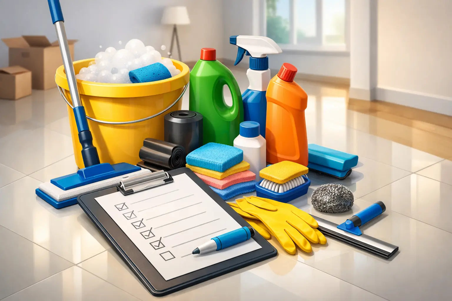 End of Lease Cleaning Supplies List