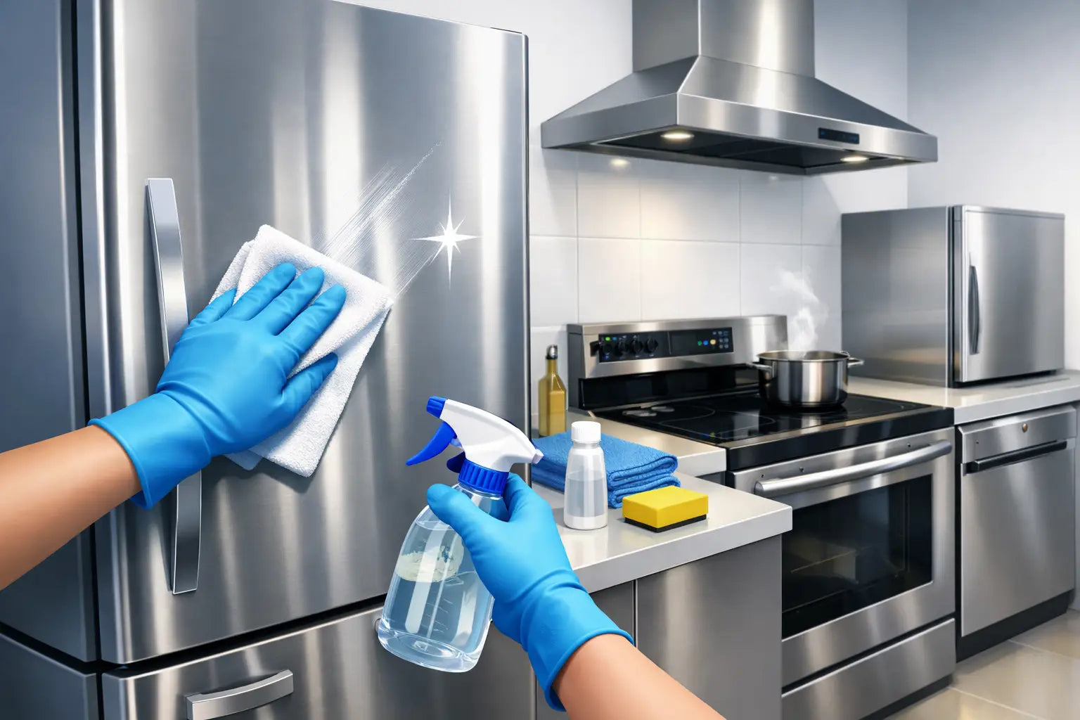 How to Clean Stainless Steel Appliances Streak Free