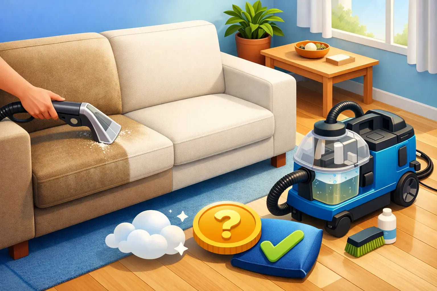 Upholstery Cleaner Rental for Couches: Is It Worth It?