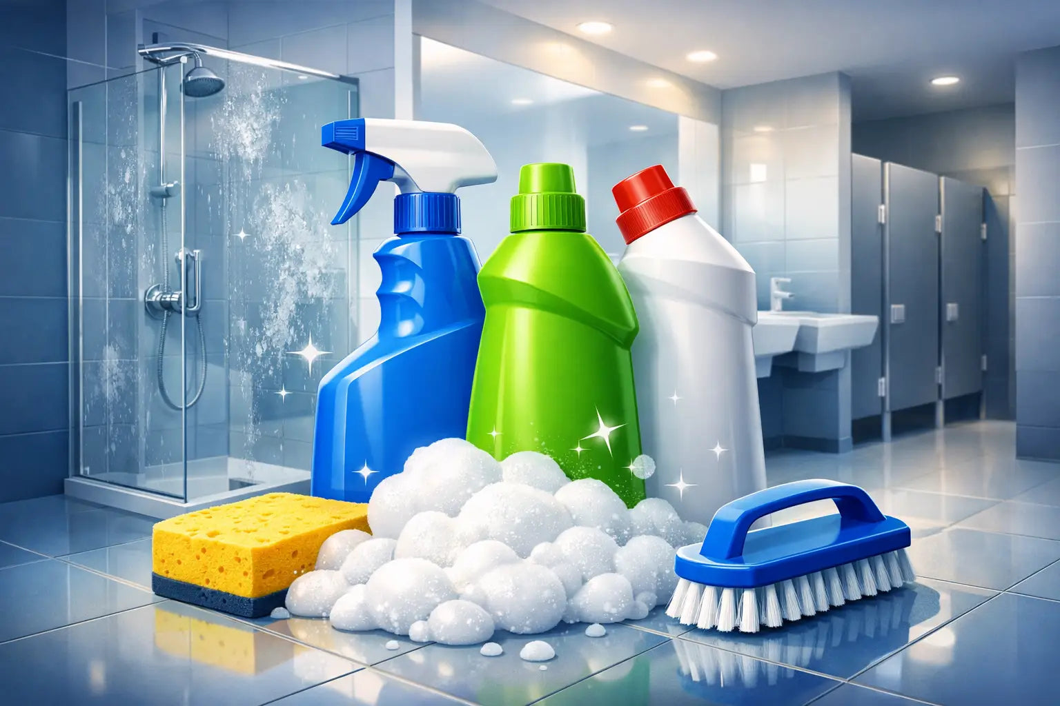 Best Commercial Bathroom Cleaner for Soap Scum