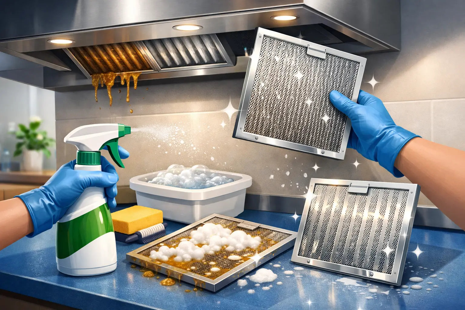 Best Kitchen Degreaser for Rangehood Filters