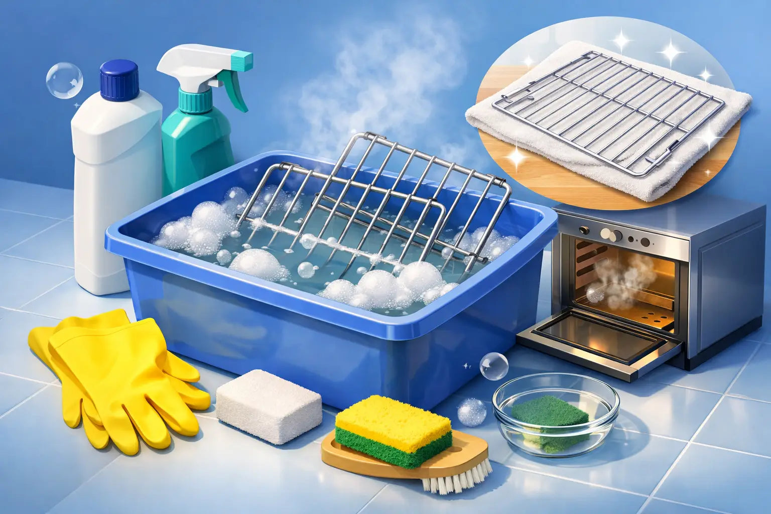 How to Clean Oven Racks Without Heavy Scrubbing