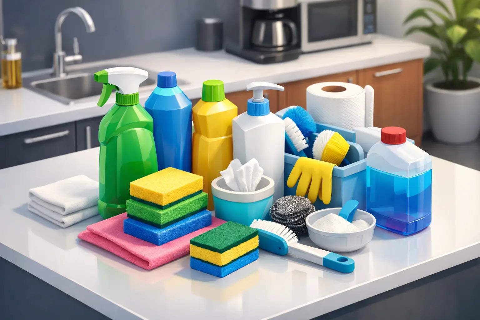 Office Kitchen Cleaning Products Starter Pack