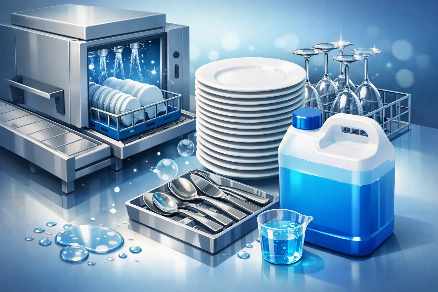Industrial Dishwashing Rinse Aid Explained