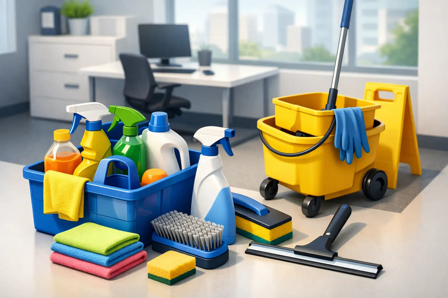 Cleaning Starter Kit for a New Office