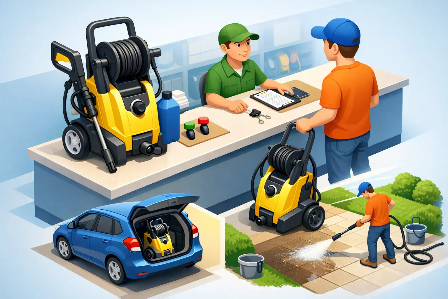 How to Rent a Pressure Cleaner