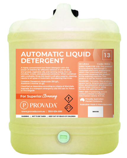 Automatic Machine Dishwashing Liquid Provada