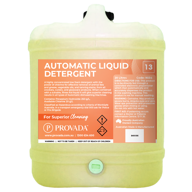 Automatic Machine Dishwashing Liquid Provada