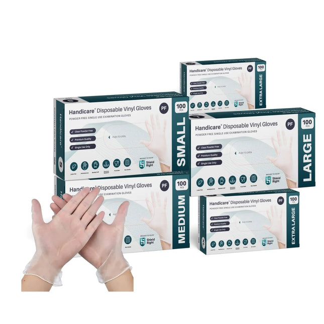 Handicare Disposable Vinyl Gloves