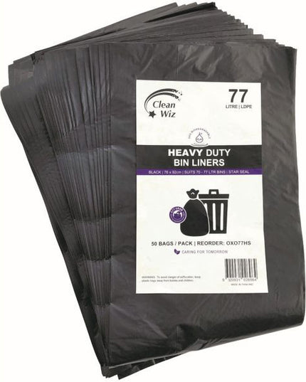 Black Bin Liners - Heavy Duty