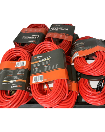 Vacspare Ultra Durable Orange Extension Lead  (10A X 20MTR MALE & FE)